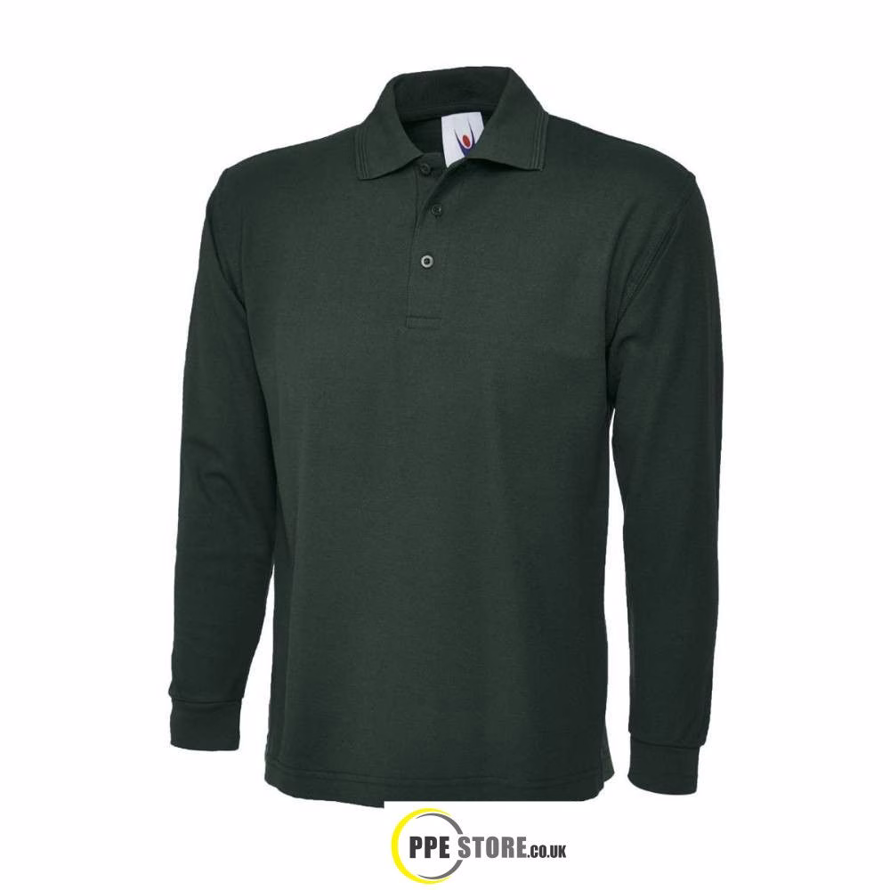 Uneek Clothing UC113 Longsleeve Poloshirt - Various Colours