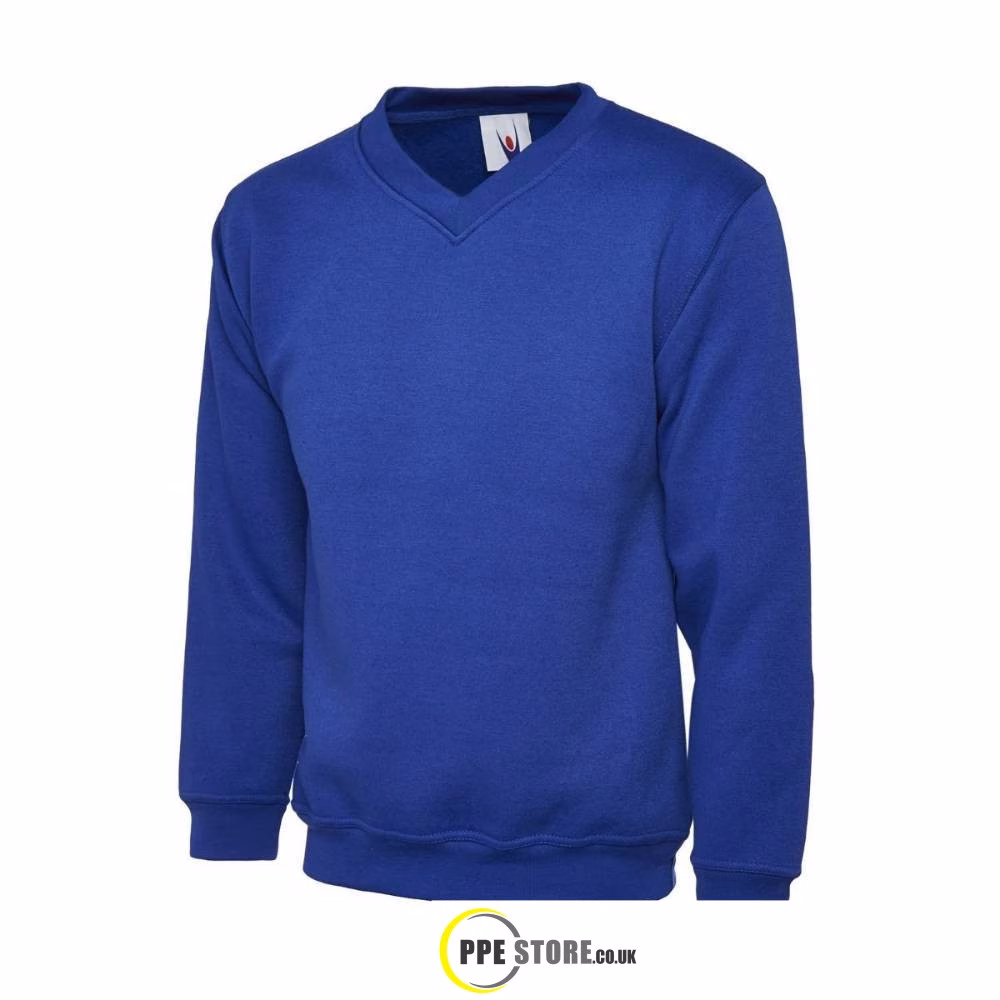 Uneek Clothing UC204 Premium V-Neck Sweatshirt - Image 4