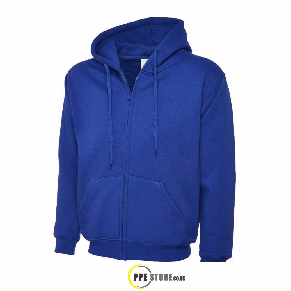 Uneek Clothing UC504 Adults Classic Full Zip Hooded Sweatshirt - Image 9