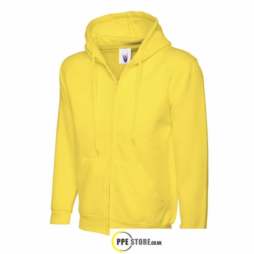 Uneek Clothing UC504 Adults Classic Full Zip Hooded Sweatshirt - Image 12