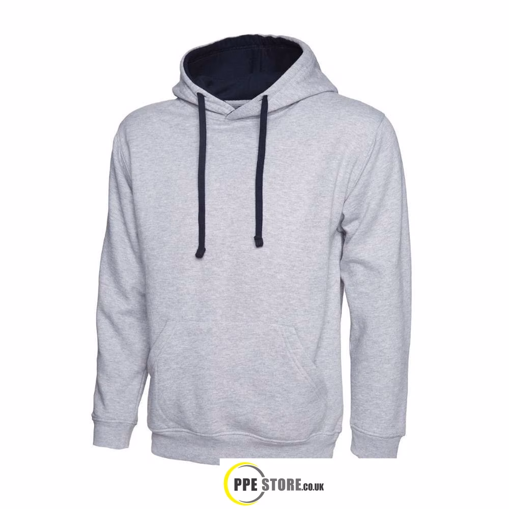 Uneek Clothing UC507 Contrast Hooded Sweatshirt - Image 5