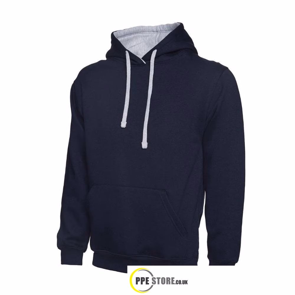 Uneek Clothing UC507 Contrast Hooded Sweatshirt - Image 7