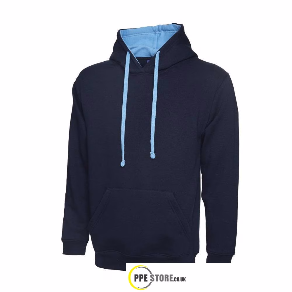 Uneek Clothing UC507 Contrast Hooded Sweatshirt - Image 8