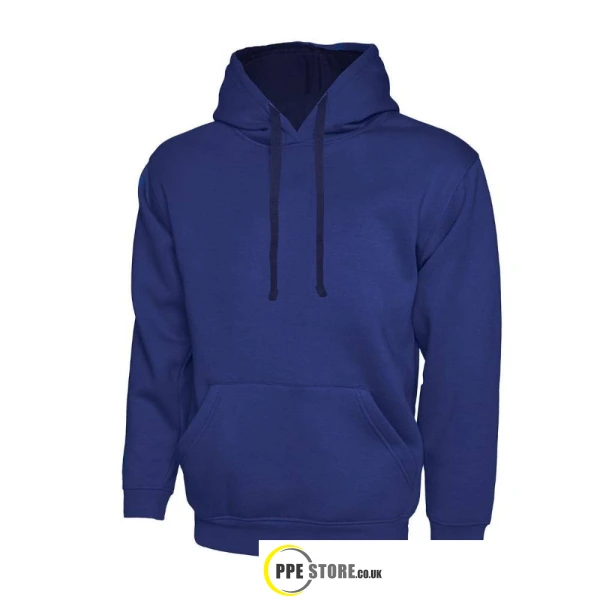 Uneek UC507 Contrast Hoodie - 300 GSM Brushed Comfort, Double Hood & Lycra Cuffs - View #13