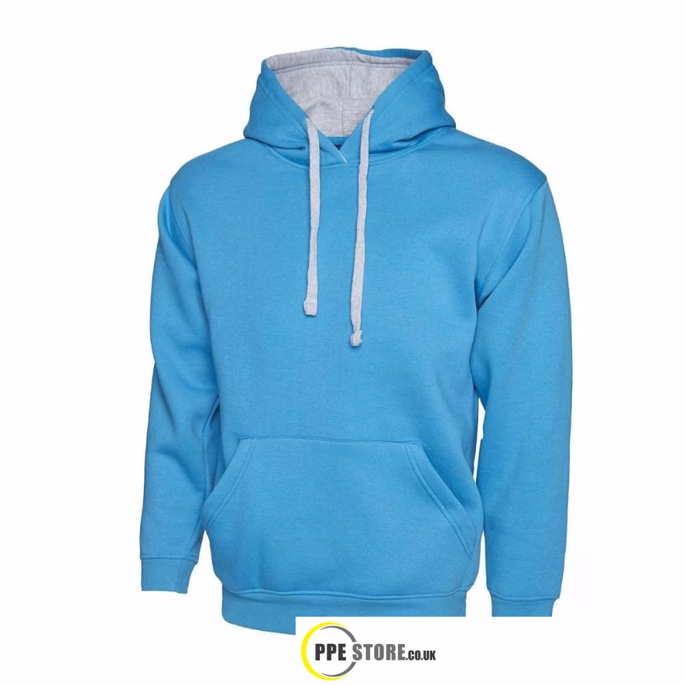 Uneek Clothing UC507 Contrast Hooded Sweatshirt - Image 11