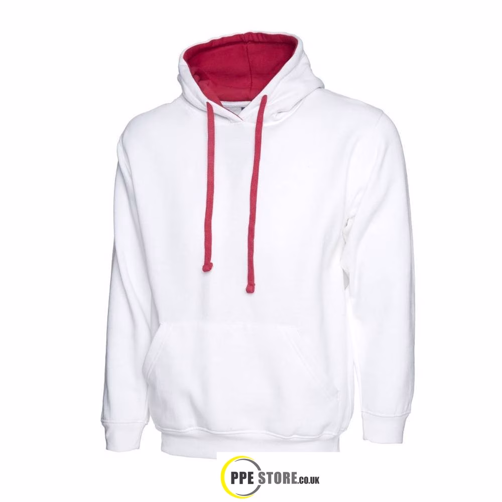 Uneek Clothing UC507 Contrast Hooded Sweatshirt - Image 12