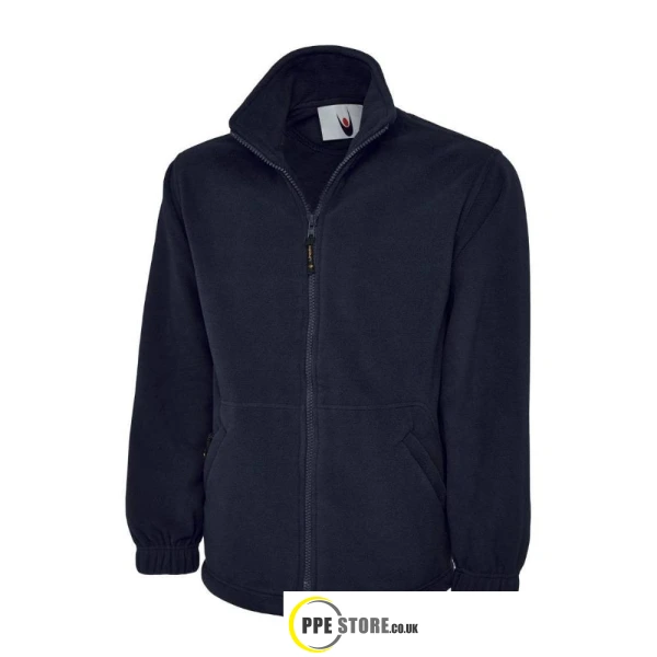 Uneek Men's Classic 300 GSM Sweatshirt - Navy Blue, 100% Cotton Pullover