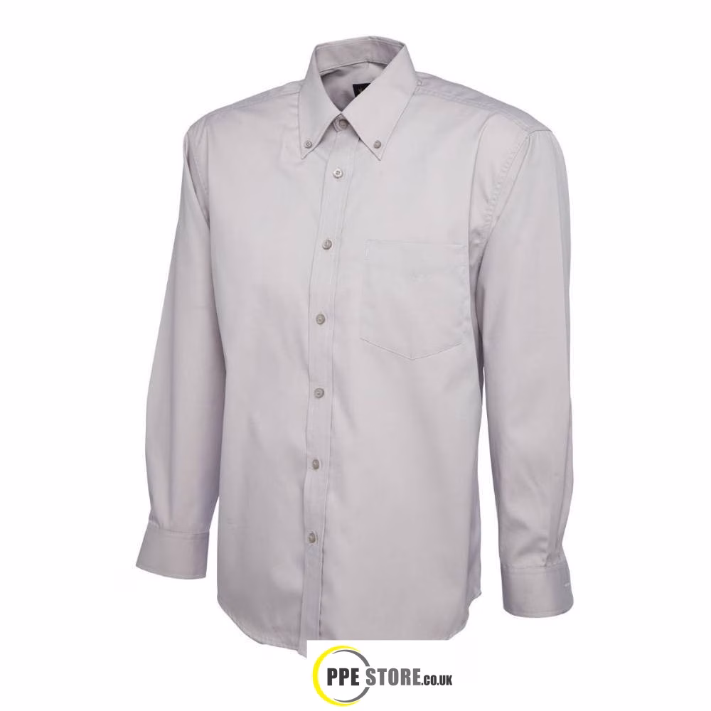Uneek Clothing UC701 Mens Pinpoint Oxford Full Sleeve Shirt - Image 6