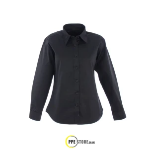 Uneek Clothing UC703 Ladies Pinpoint Oxford Full Sleeve Shirt