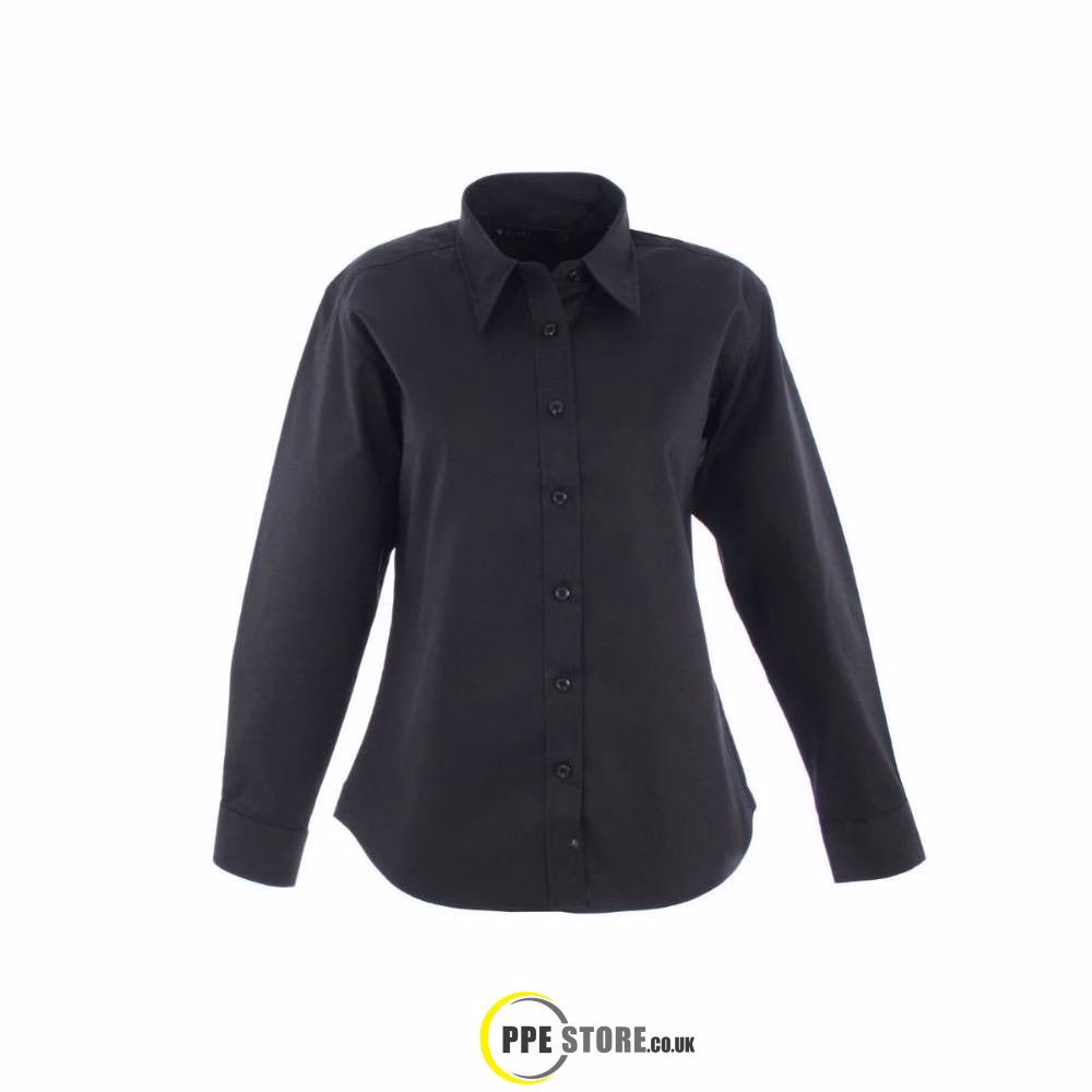 Uneek Clothing UC703 Ladies Pinpoint Oxford Full Sleeve Shirt
