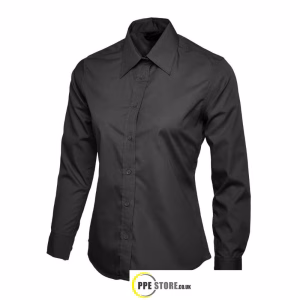 Uneek Clothing UC711 Ladies Poplin Full Sleeve Shirt