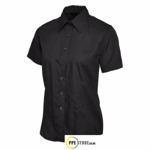 Uneek Clothing UC712 Ladies Poplin Half Sleeve Shirt