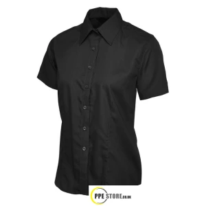 Uneek Clothing UC712 Ladies Poplin Half Sleeve Shirt