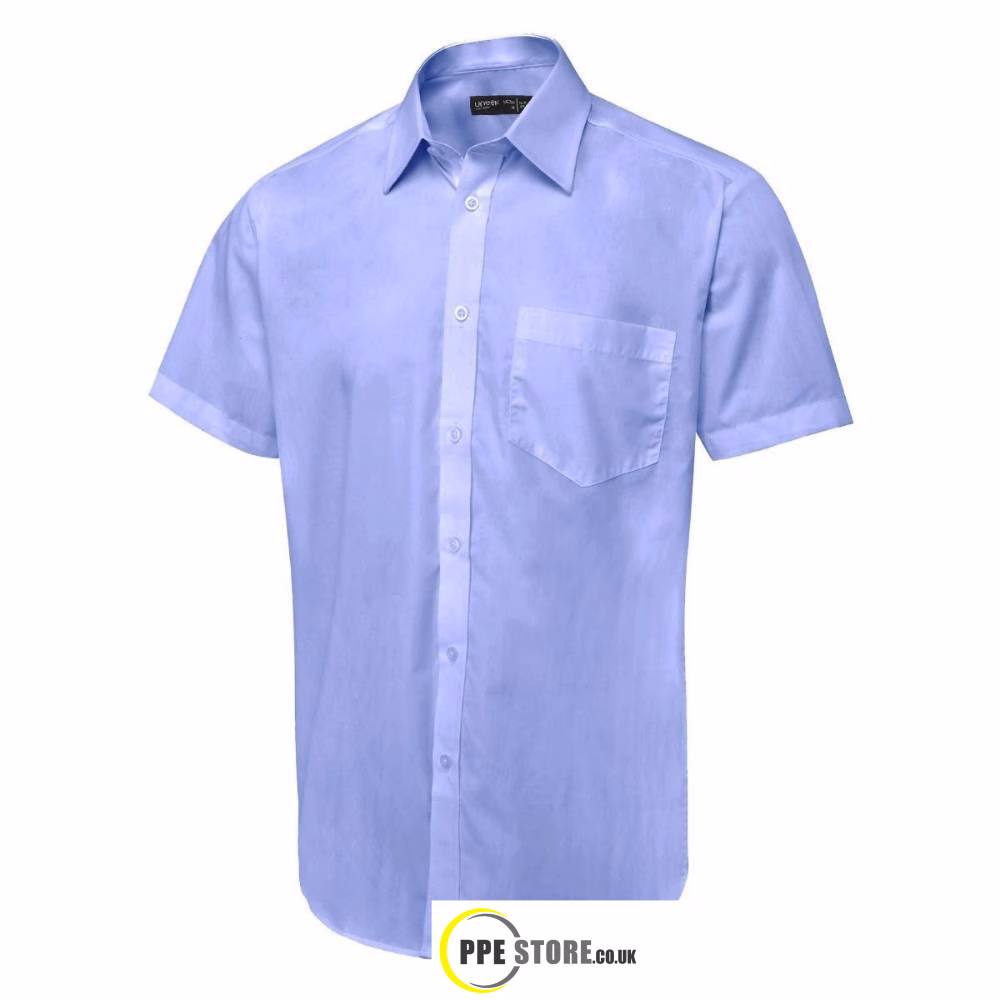 Uneek Clothing UC714 Men's Short Sleeve Poplin Shirt - Image 3
