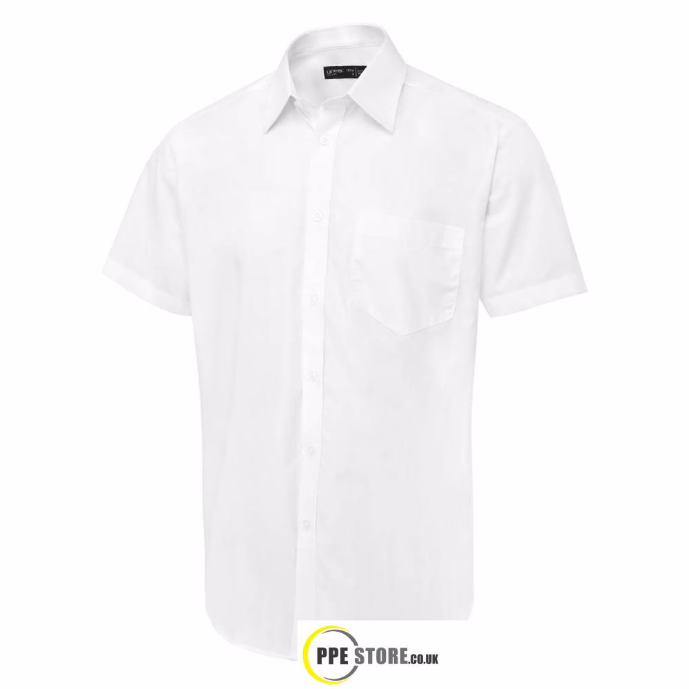 Uneek Clothing UC714 Men's Short Sleeve Poplin Shirt - Image 4