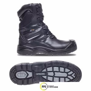 Apache COMBAT Safety Boots Black S3 WR SRC HRO