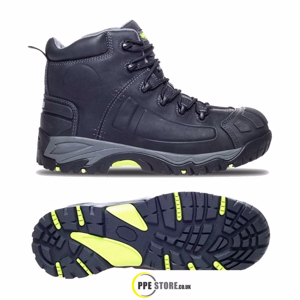 Apache Mercury Safety Work Boots Black S3 WR HRO SRC