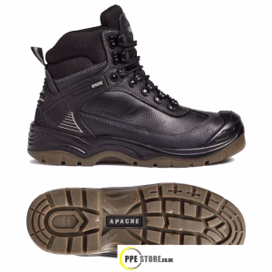 Apache Ranger Safety Work Boots Black S3 WR SRA