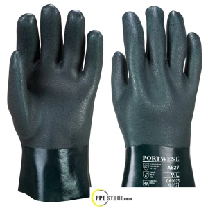 Portwest A827 Double Dipped PVC Gauntlet - XL