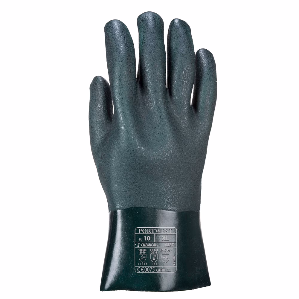 Portwest A827 Double Dipped PVC Gauntlet - XL - Image 3