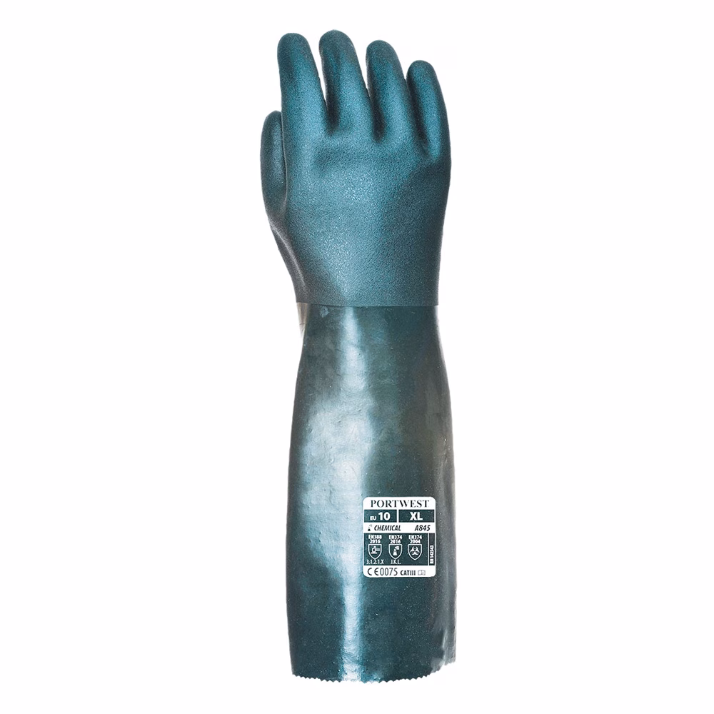 Portwest A845 Double Dipped PVC Gauntlet - XL - Image 3