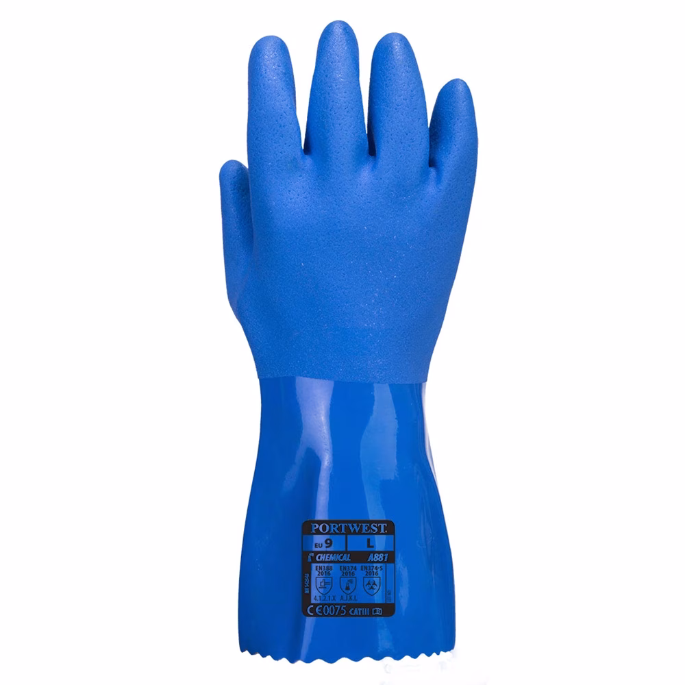 Portwest A881 Marine Ultra PVC Chem Gauntlet - Image 3