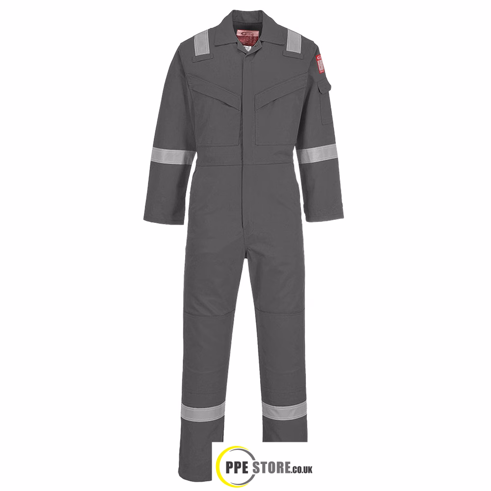 Portwest FR28 Flame Resistant Light Weight Anti-Static Coverall - Image 3