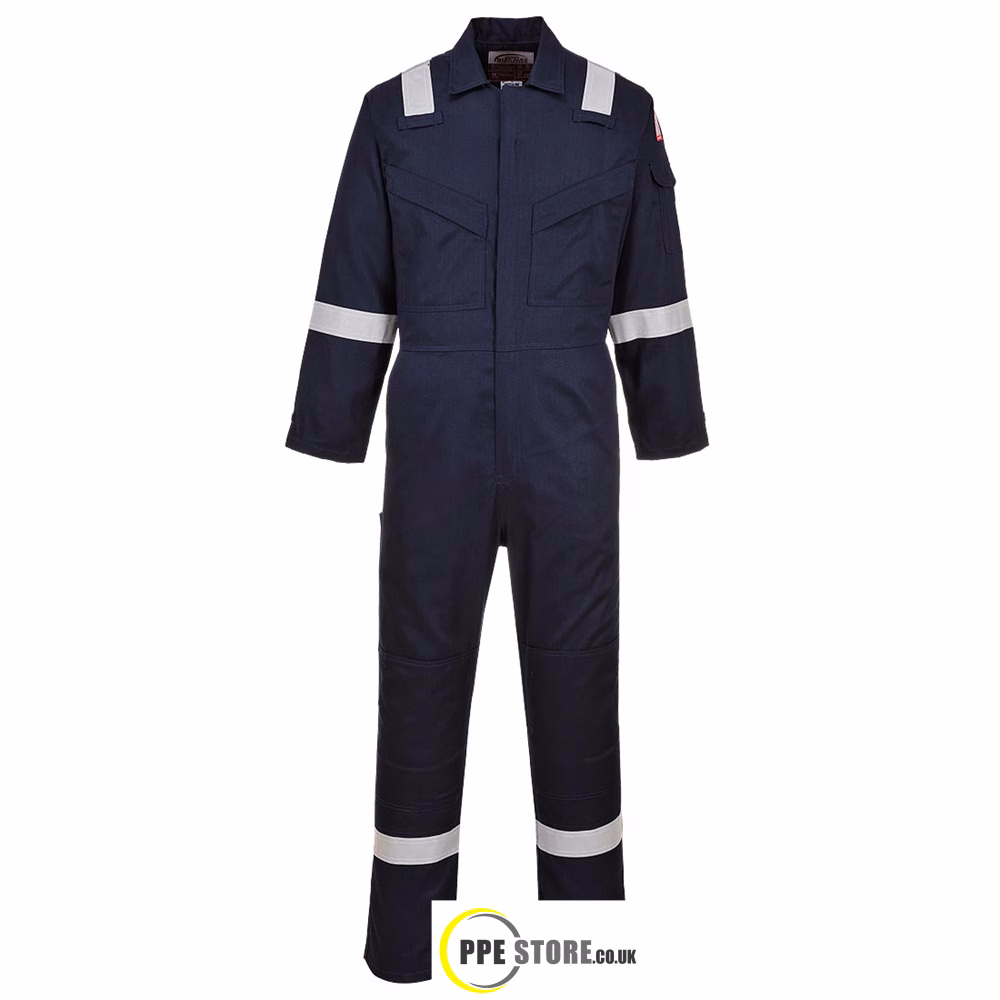 Portwest FR28 Flame Resistant Light Weight Anti-Static Coverall - Image 4