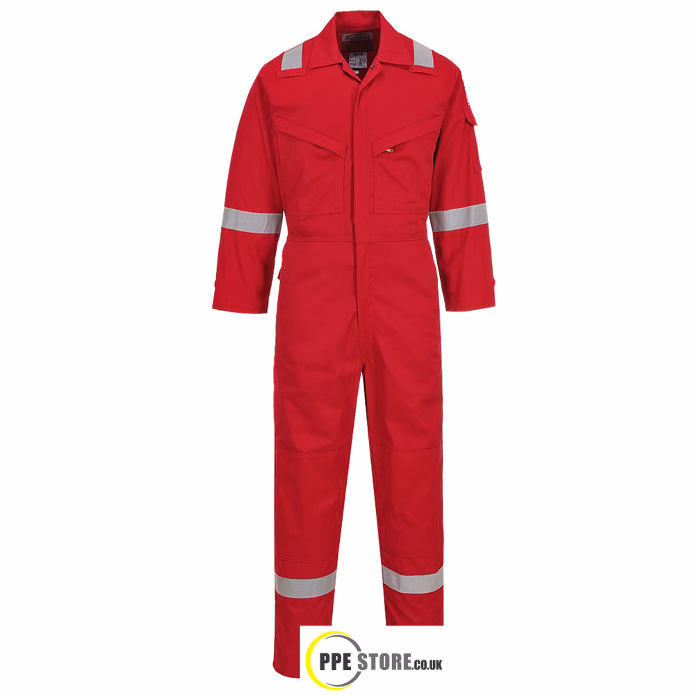 Portwest FR28 Flame Resistant Light Weight Anti-Static Coverall - Image 5