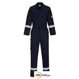 Portwest FR502 Bizflame Plus Lightweight Stretch Panelled Coverall - Various Colours