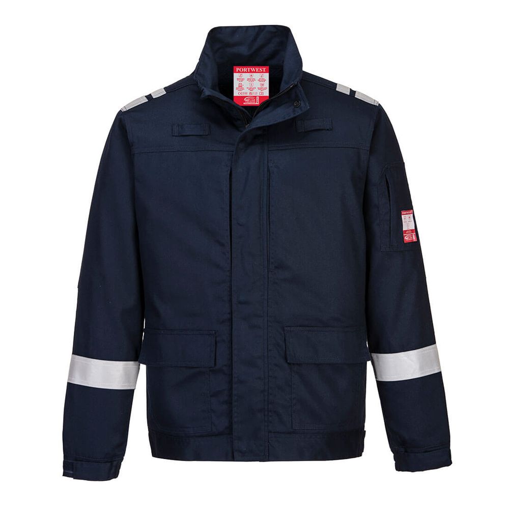 Portwest FR601 Bizflame Plus Lightweight Stretch Panelled Jacket - Various Colours