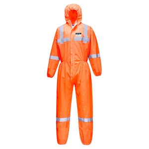 Portwest ST36 VisTex SMS Coverall Type 5/6 (Pk50)