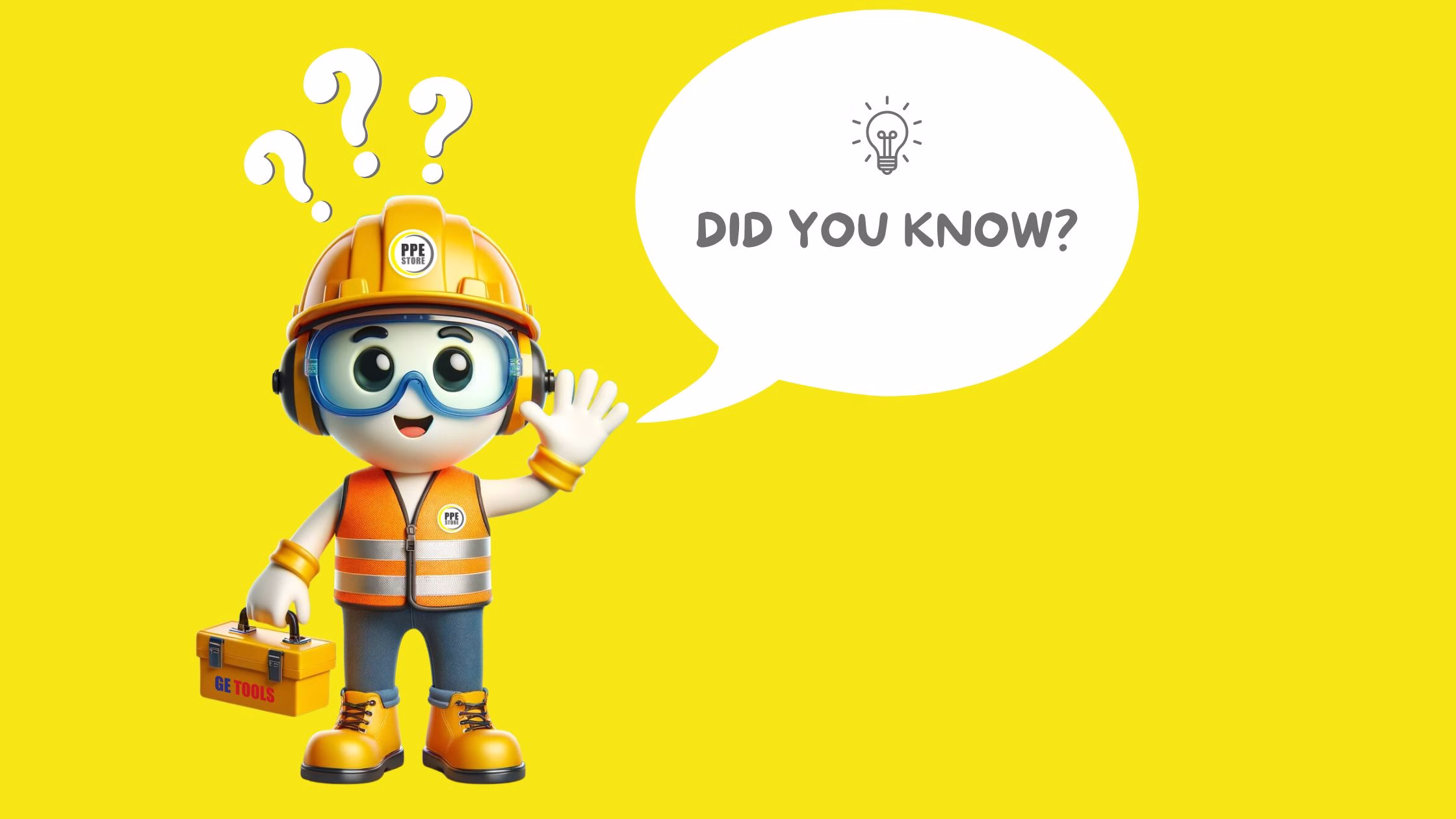 did you know mascot, ppe store