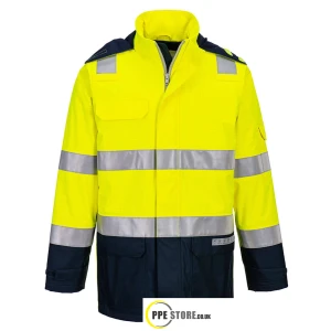 Portwest FR605 Bizflame Rain+ Hi-Vis Light Arc Jacket
