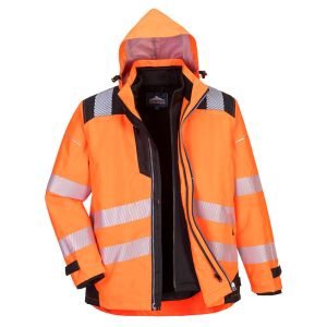 Portwest PW367 PW3 Hi-Vis 5-in-1 Jacket - Various Colours
