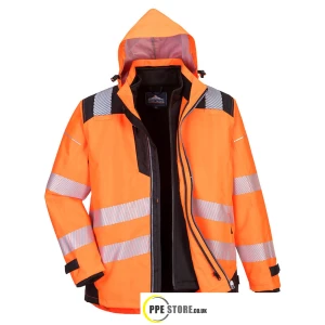 Portwest PW367 PW3 Hi-Vis 5-in-1 Jacket - Various Colours
