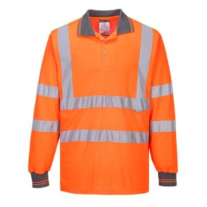 Portwest S277 Hi-Vis Long Sleeved Polo - Various Colours