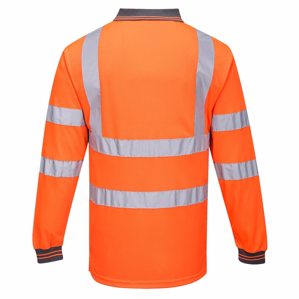 Portwest S277 Hi-Vis Long Sleeved Polo - Various Colours - Image 3