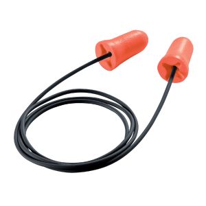 uvex com4-fit, with cord, orange, Small SNR 33 (100 Pairs)