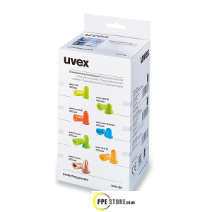 uvex com4-fit, dispenser refill, white, Small SNR 33 (300 Pairs)