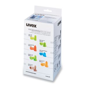 uvex hi-com, dispenser refill, white, Medium SNR 24 (300 Pairs)