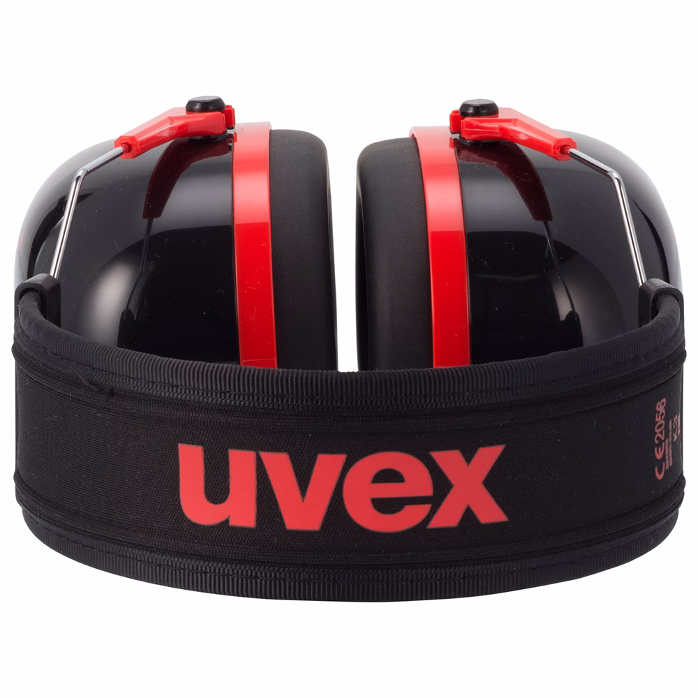 uvex K3, earmuffs, black/red, adjustable SNR 33 - Image 5