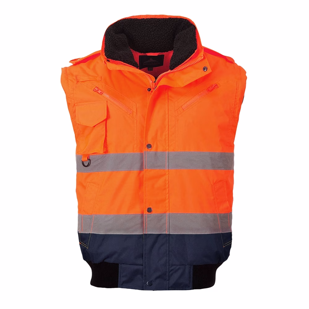 Portwest C465 Hi-Vis Contrast Bomber Jacket - Various Colours - Image 4