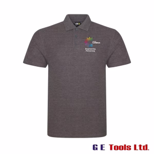Coleg Cambria Wrexham Bersham Road Charcoal Polo Shirt - Engineering