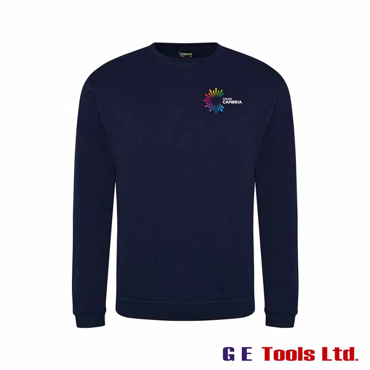 Coleg-Cambria-Navy-Blue-Sweat-Shirt