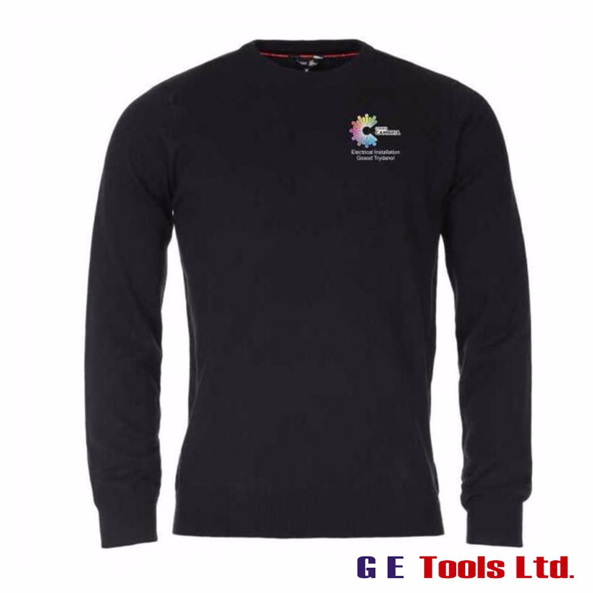 Coleg-Cambria-Wrexham-Black-Sweat-Shirt-