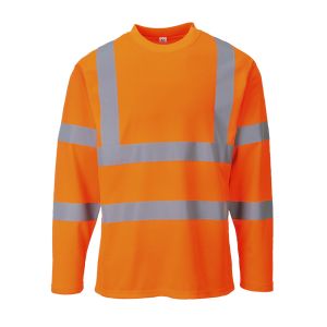 Portwest S278 Hi-Vis Long Sleeved T-Shirt - Various Colours