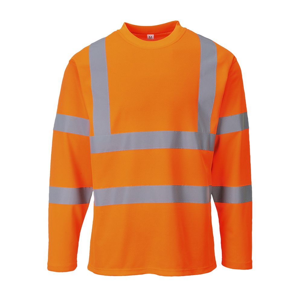 Portwest S278 Hi-Vis Long Sleeved T-Shirt - Various Colours