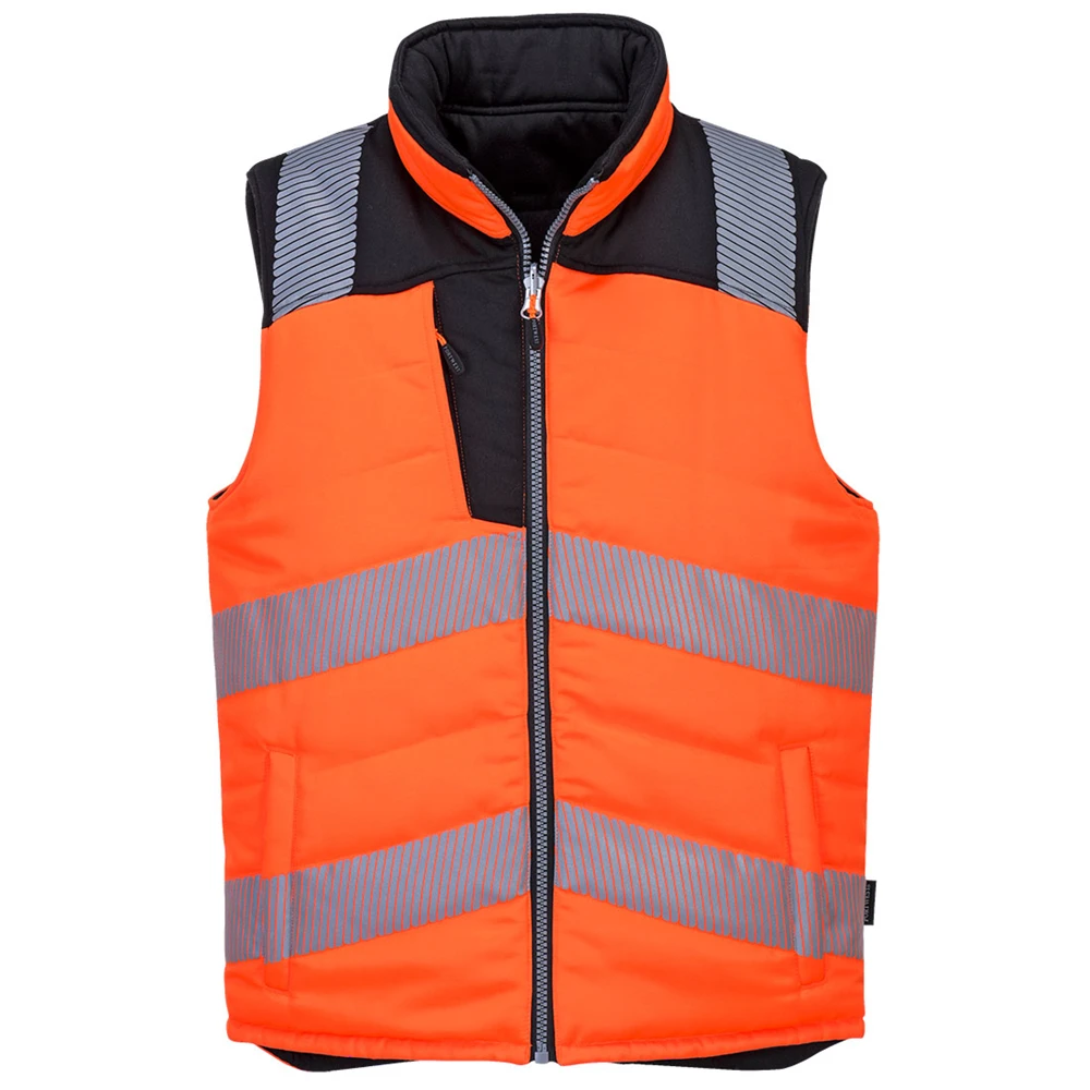 Portwest PW374 PW3 Hi-Vis Reversible Bodywarmer - Various Colours