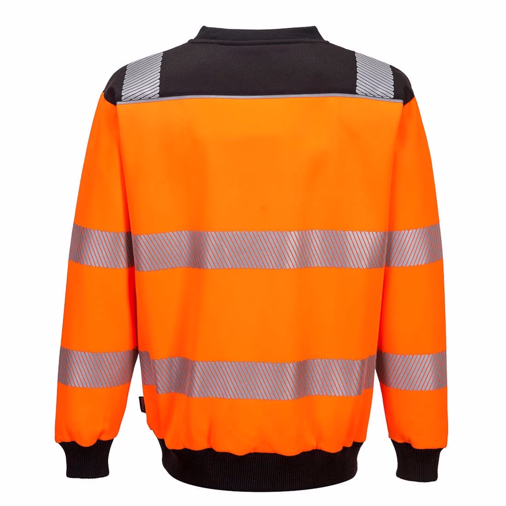 Portwest PW379 PW3 Hi-Vis Crew Neck Sweatshirt - Various Colours - Image 3